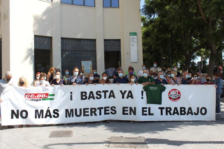 Sindicatos lamentan muerte del bombero forestal en el incendio de Sierra Bermeja