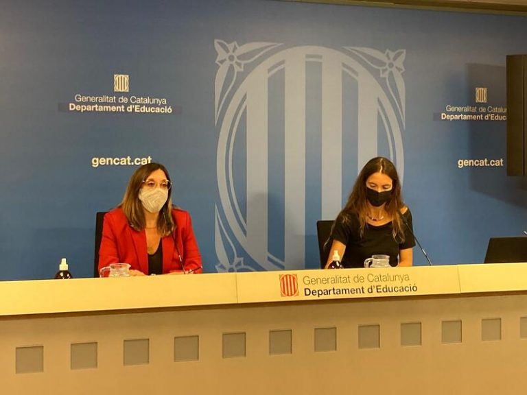 Cataluña admite que los casos en aulas pueden concentrarse en la etapa de primaria