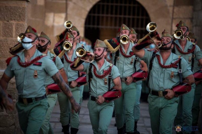 La Legión celebra con un gran acto en Melilla el 101 aniversario de su creación
