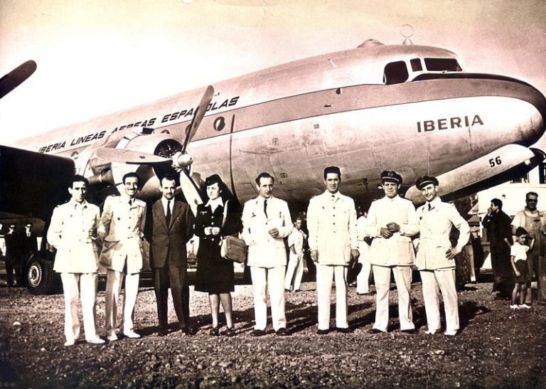 Iberia celebra el 75 aniversario de sus vuelos con América Latina