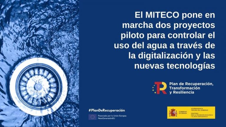 El MITECO lanza 2 proyectos piloto para controlar los usos del agua