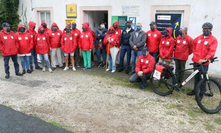 La Cruz Roja atendió a 1.200 peregrinos a través del programa 'Contigo no Camiño'