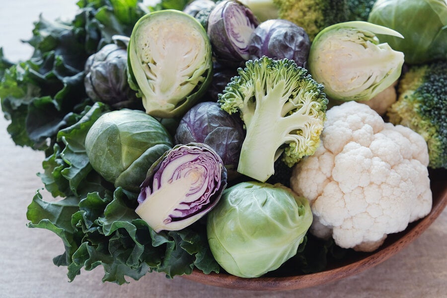 verduras crucíferas