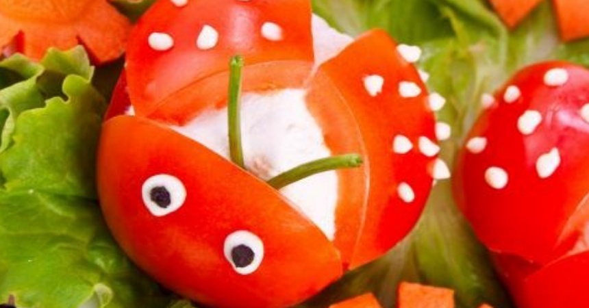 Así puedes hacer pasar unos tomates cherry por mariquitas