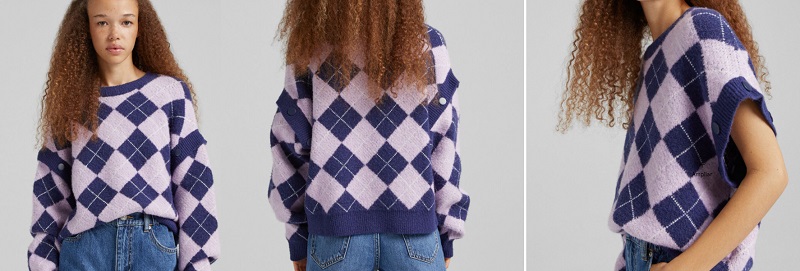 La chaqueta multicolor de Bershka por 25,99 euros que combina con todo