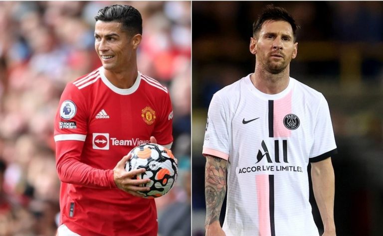 Cristiano Ronaldo retrata a Messi en un solo mes
