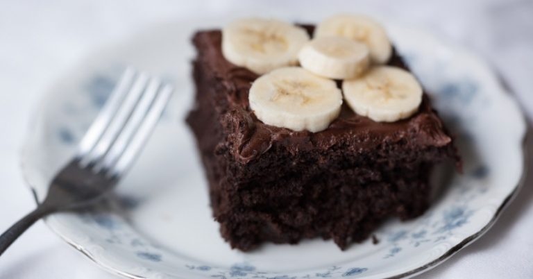 La receta definitiva del brownie de plátano