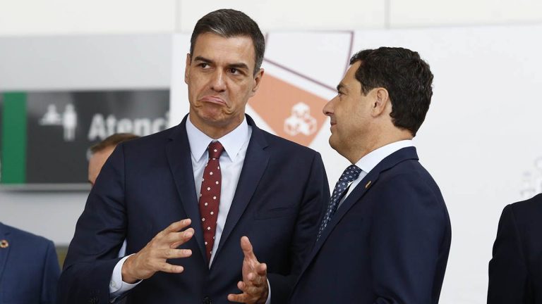 Sánchez y Moreno hablan sobre el incendio en Sierra Bermeja