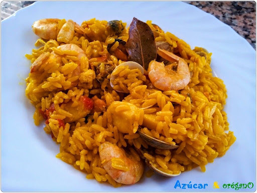 Cómo hacer una paella de escándalo en una olla exprés 2 Resultado paella en olla exprés