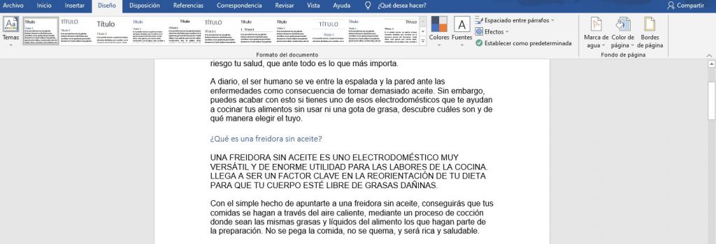 Un texto con diseño también cuenta