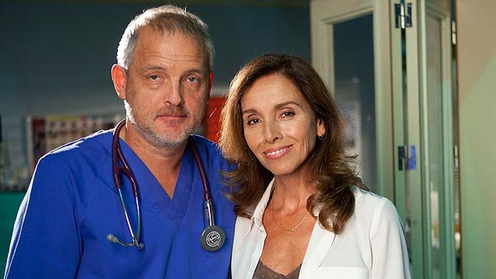 Vilches en Hospital central en una foto