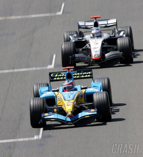 Fernando Alonso Kimi Raiikkonen 2005