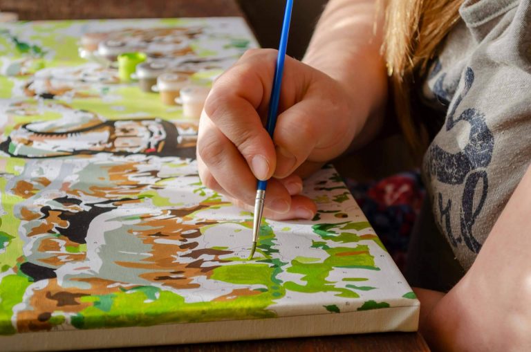 Las bondades de la pintura terapéutica: Pintar Números