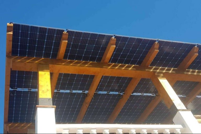 la pérgola solar fotovoltaica de Solar Energy