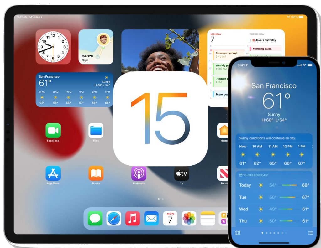 Cómo descargar iOS 15 en tu iPhone y en otros terminales Apple 129 ios 15 tablet