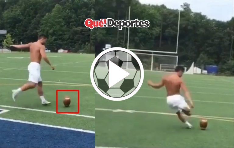 Rugby y fútbol combinados ¡Es el jugador perfecto!