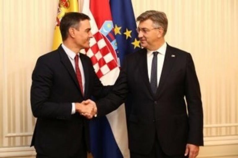 Sánchez se compromete con Croacia a estrechar lazos comerciales y culturales