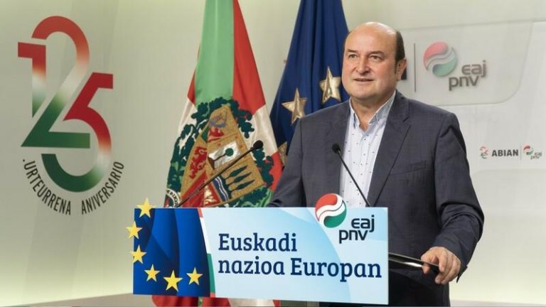Ortuzar insta al Gobierno a encauzar el IMV e impulsar el TAV antes de la negociación de Presupuestos