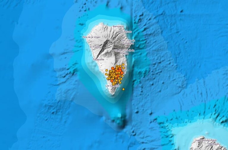 La Palma registra 20 terremotos durante la noche