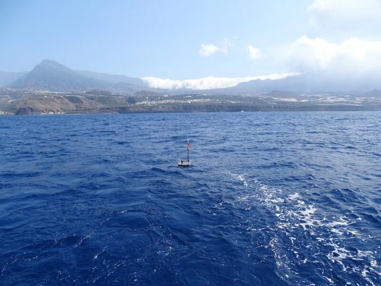 Plocan pone en marcha un vehículo no tripulado para la observación del mar en la zona del volcán de La Palma