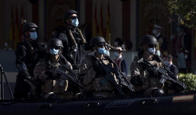 Los militares se manifiestan en Madrid en defensa de una mejora de sus retribuciones