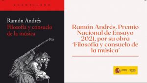 Ramón Andrés: "En pandemia ha surgido algo inesperado, han salido nuevos lectores"