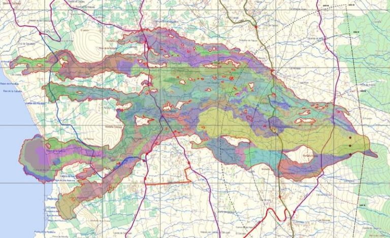 La colada de lava de La Laguna está 