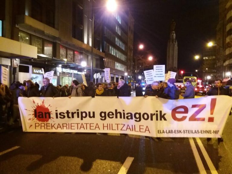 Crecen un 18,2% los accidentes laborales en Euskadi hasta septiembre