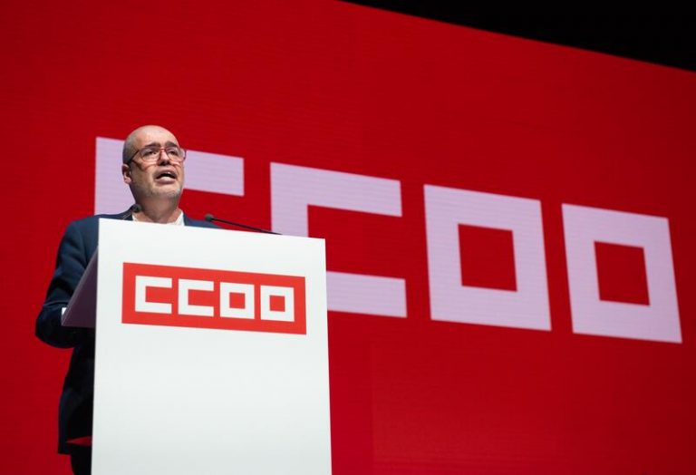 Sordo, reelegido con un 93,74% de votos para su segundo mandato como secretario general de CCOO