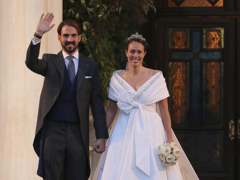 Philippos y Nina Flohr devuelven el glamour a Atenas protagonizando la primera boda real griega en más de medio siglo