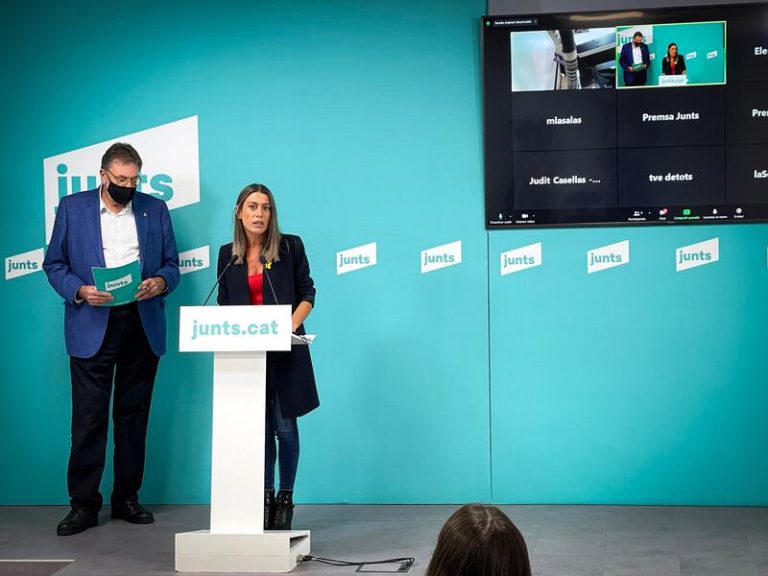 Junts presenta una enmienda a la totalidad a los Presupuestos Generales del Estado