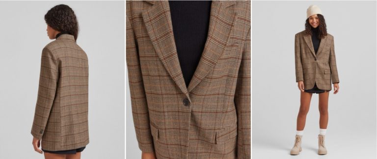 Esta blazer disponible en dos colores es lo más vendido de Bershka