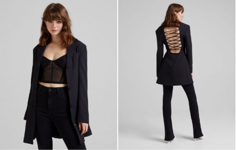 La blazer de Bershka que parece un vestido y se agota en horas