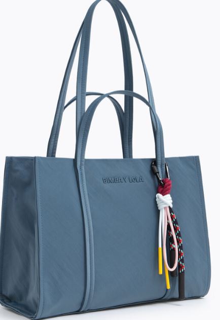 Bolso shopper azul denim