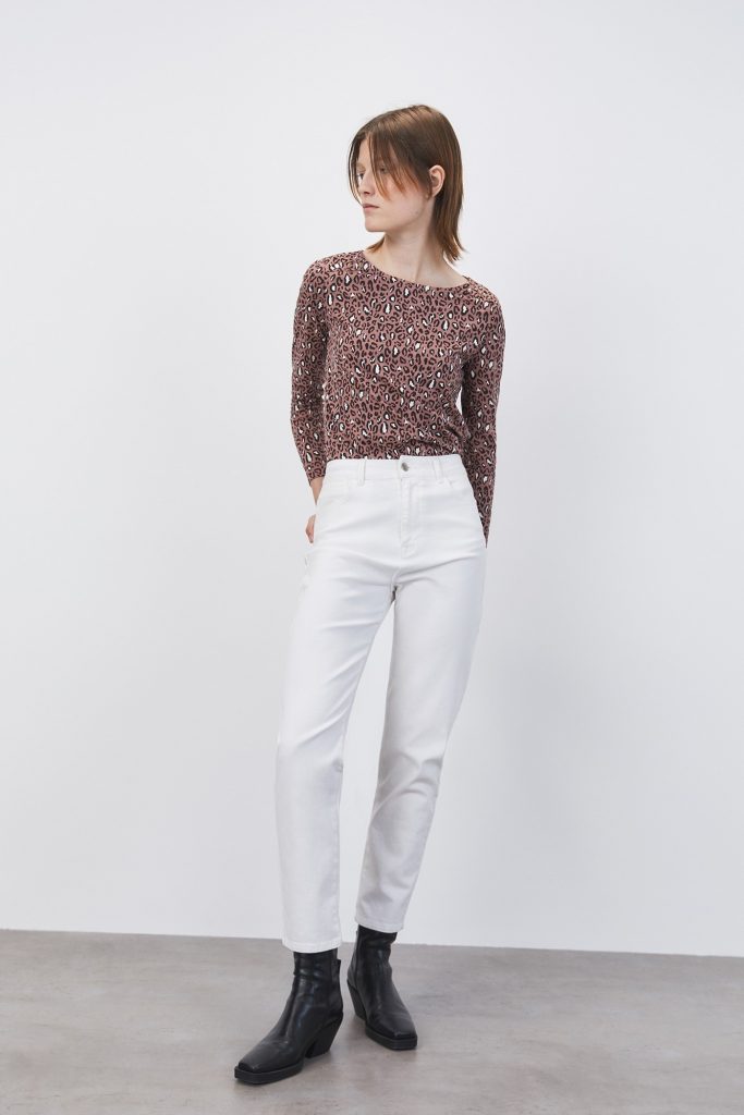 CAMISETA BASICA ESTAMPADA leopardo