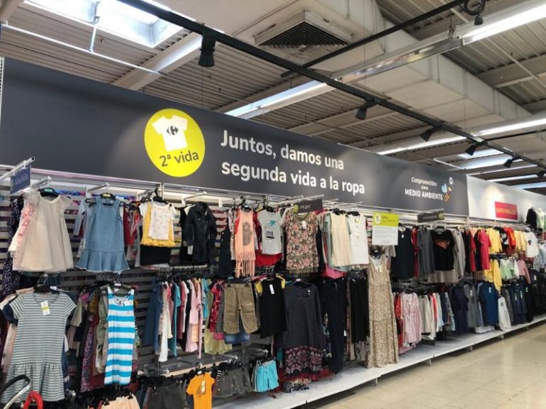 Carrefour impulsa el textil sostenible de segunda mano