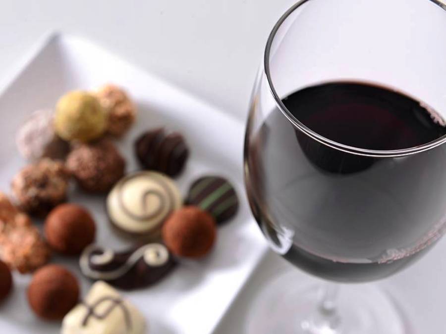 Dieta del vino y el chocolate