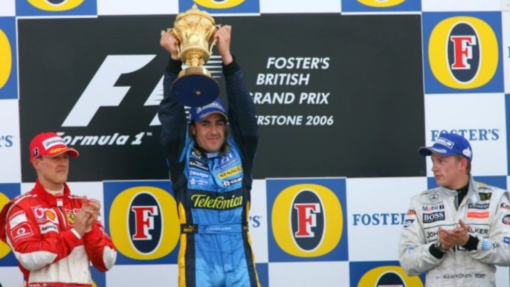10 triunfos de Fernando Alonso que definen su espíritu 117 Fernando Alonso Gran Bretana 2006