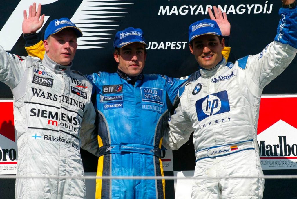 10 triunfos de Fernando Alonso que definen su espíritu 123 Fernando Alonso Hungria 2003