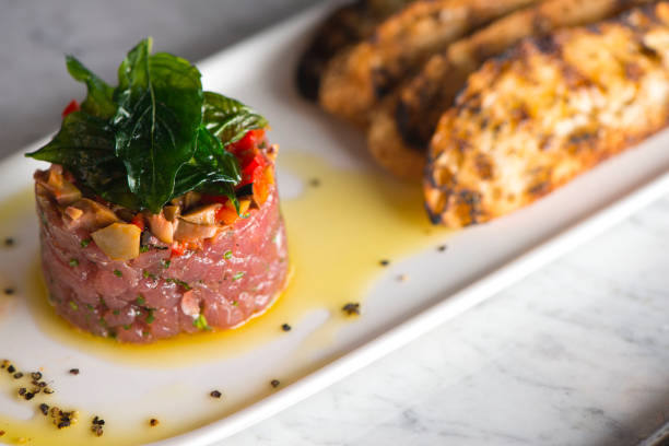 Forma de hacer el tartar de atun