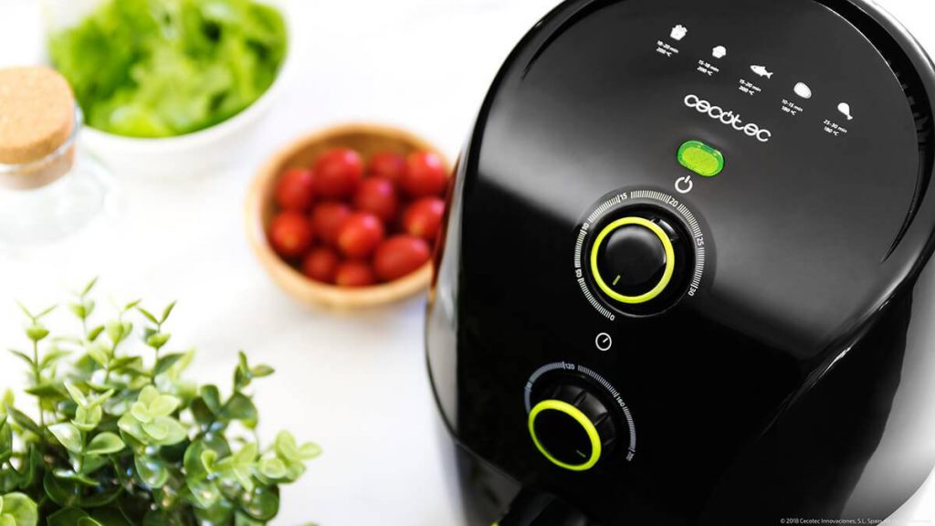 Freidora compacta Cecotec sin aceite Cecofry Compact Rapid Black