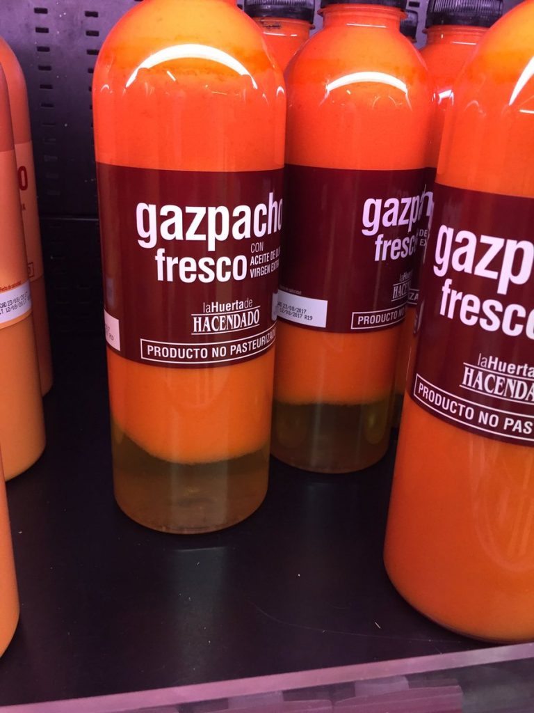 Gazpacho fresco de Hacendado ocu 