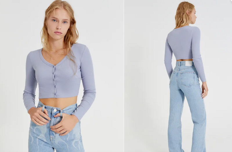 Camisetas de manga larga de Pull&Bear que no pasan de diez euros