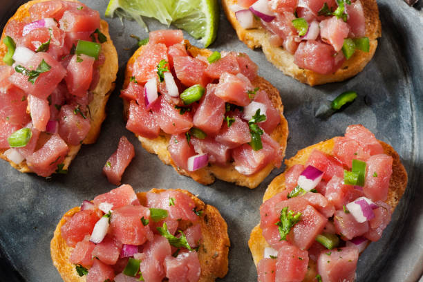 Tartar en tostas