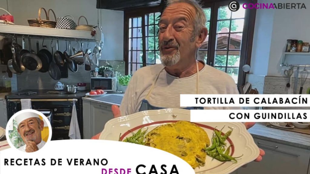 Tortilla de calabacin con guindillas