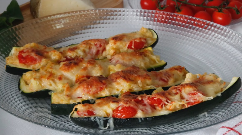 Cómo hacer unos calabacines rellenos de queso irresistibles