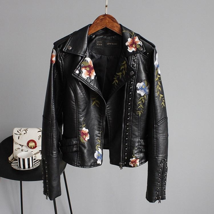 chaqueta con estampado floral