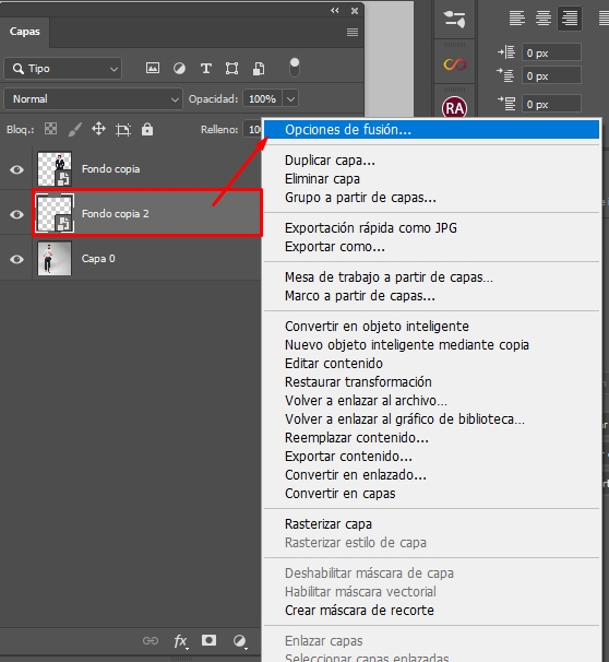 how to photoshop someone into a picture blending options