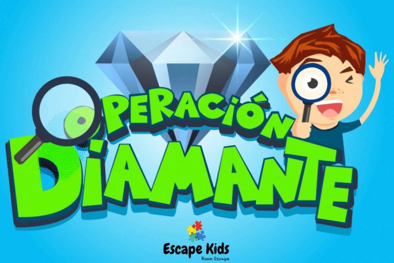 El juego de Operación Diamante que ofrece Escape Kids se posiciona como una de las mejores actividades para celebrar en un aniversario