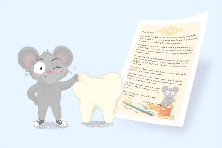 Una carta personalizada escrita por el Ratoncito Pérez, la forma de mantener la ilusión y la fantasía en los niños que están perdiendo los dientes
